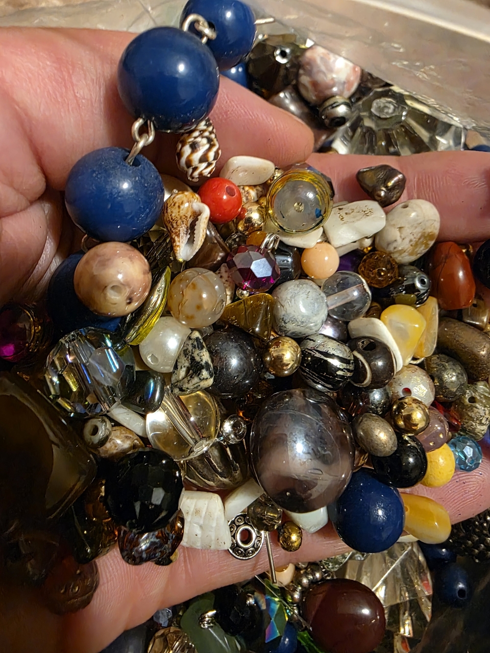 Mixed Multi-Color Bead Assortment Necklace/Bracelet Supplies - Picture 4 of 10